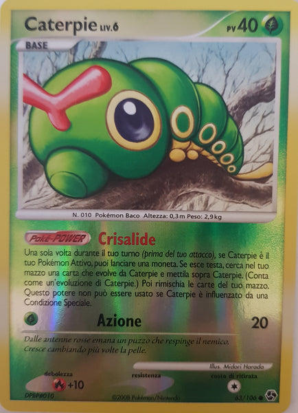 Caterpie Italian - 63/106 - Common Reverse Holo