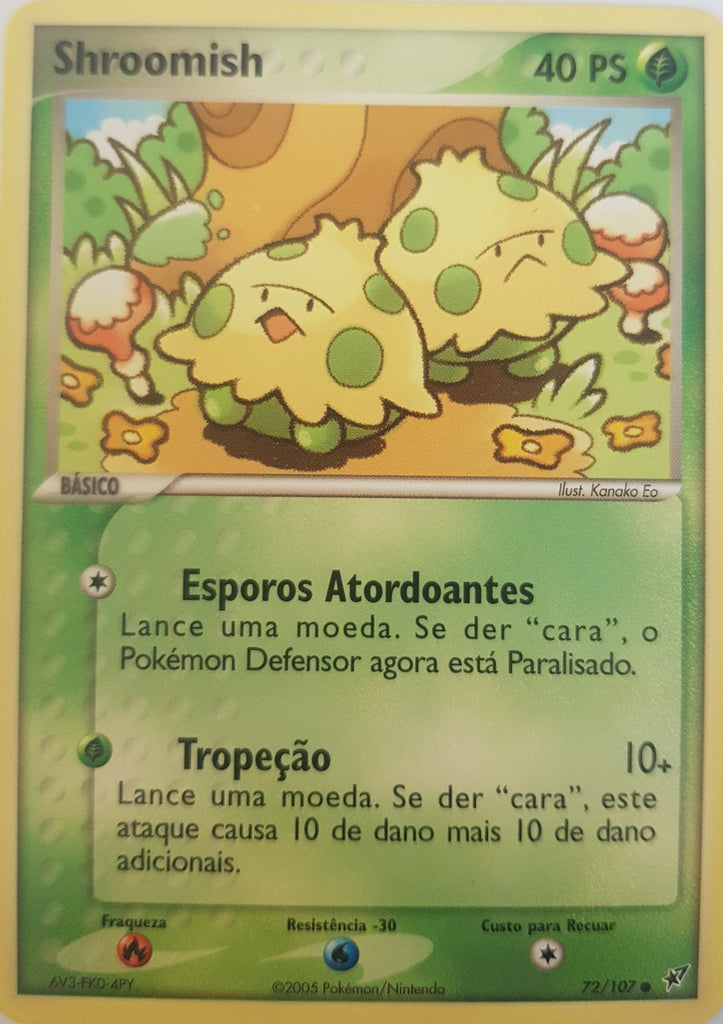 Shroomish Portuguese - 72/107 - Common