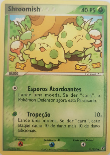 Shroomish Portuguese - 72/107 - Common