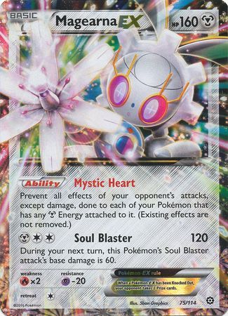 Magearna Ex - 75/114 - Ultra Rare - lightly played