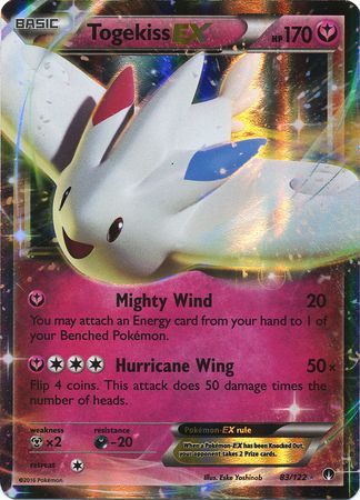 Togekiss Ex - 83/122 - Ultra Rare