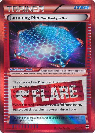 Jamming Net Team Flare Hyper Gear - 98/119 - Ultra Rare