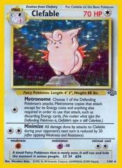 Clefable - 1/64 - Holo Rare - Heavily Played