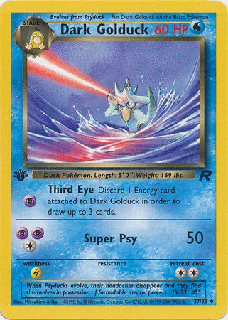 Dark Golduck 1st Edition - 37/82 - Uncommon