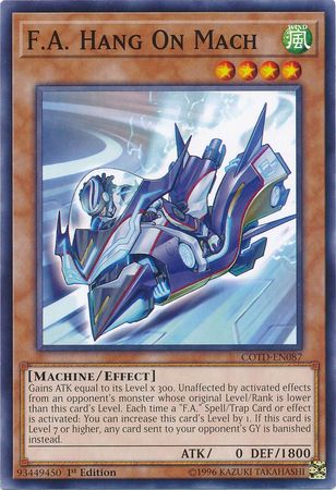 F.A. Hang on Mach - COTD-EN087 - Common 1st Edition