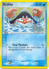 Krabby - 54/100 - Common  Reverse Holo