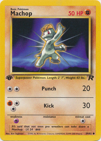 Machop 1st Edition - 59/82 - Common