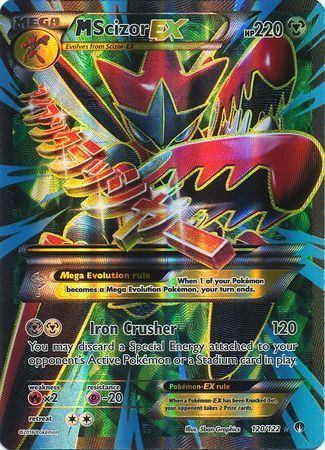M Scizor Ex Full Art - 120/122 - Ultra Rare
