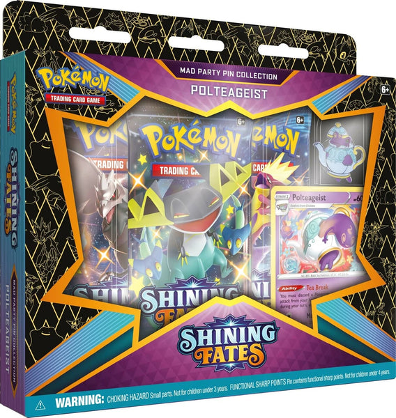 Shining Fates Mad Party Pin Collection - Polteageist