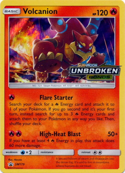 Volcanion Pre Release Pack, Sealed - SM179 - Promo