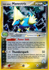 Team Aqua's Manectric  - 4/95 - Holo Rare Reverse Holo