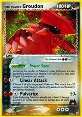 Team Magma's Groudon  - 9/95 - Holo Rare - Played
