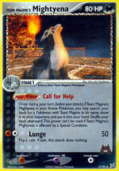 Team Magma's Mightyena  - 37/95 - Uncommon