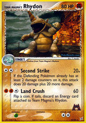 Team Magma's Rhydon  - 22/95 - Rare