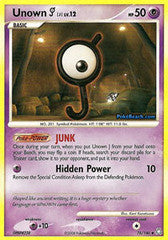 Unown J - 76/146 - Uncommon Reverse Holo