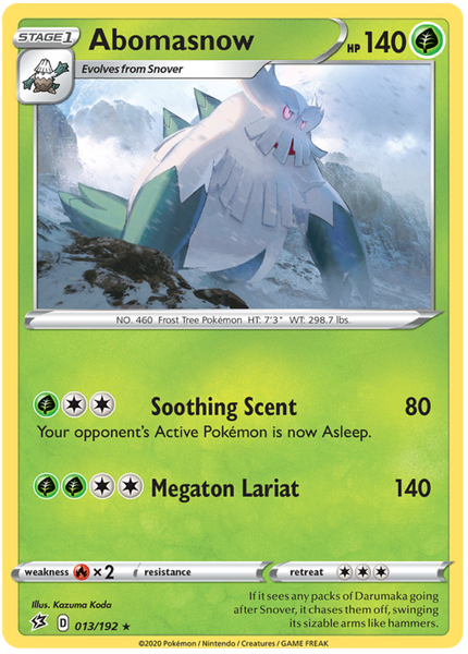 Abomasnow - 13/192 - Rare