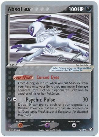 Absol Ex - 92/108 - Ultra Rare World Championship 2007