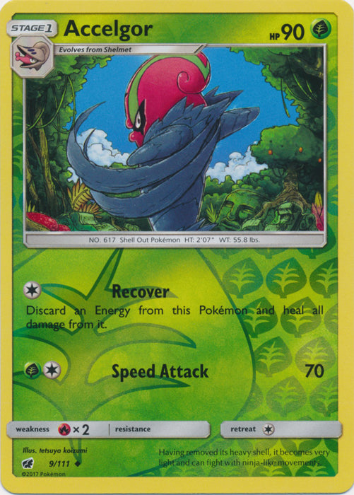 Accelgor - 9/111 - Uncommon Reverse Holo