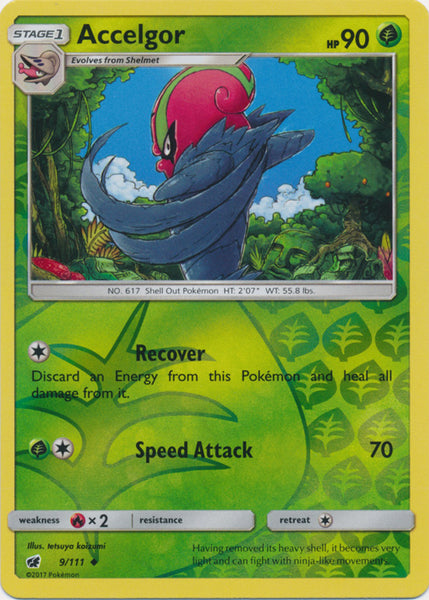 Accelgor - 9/111 - Uncommon Reverse Holo