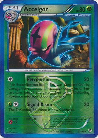 Accelgor - 8/101 - Rare Reverse Holo