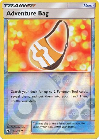Adventure Bag - 167/214 - Uncommon Reverse Holo