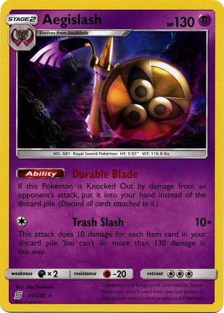 Aegislash - 95/236 - Holo Rare