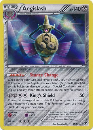Aegislash - 86/146 -  Holo Rare