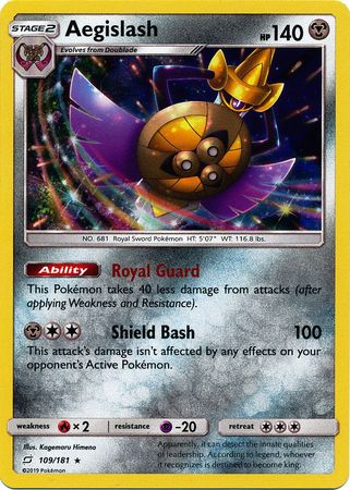 Aegislash - 109/181 - Holo Rare