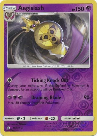 Aegislash - 49/131 - Rare Reverse Holo