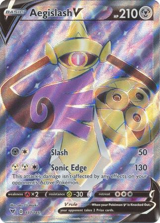 Aegislash V Full Art - 177/185 - Ultra Rare