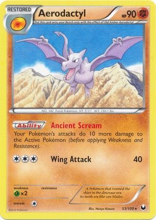 Aerodactyl - 53/108 - Rare