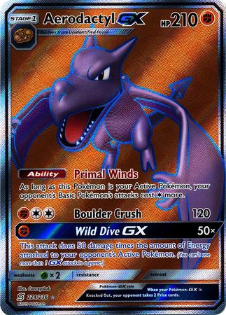 Aerodactyl GX Full Art - 224/236 - Ultra Rare