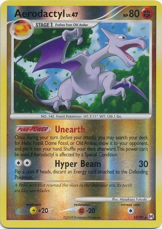 Aerodactyl - 13/99 - Rare Reverse Holo