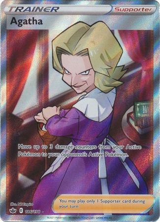 Agatha Full Art - 186/198 - Ultra Rare