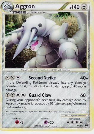 Aggron - 1/102 - Holo Rare