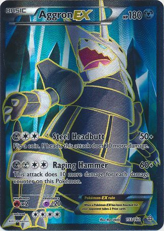 Aggron Ex Full Art - 153/160 - Ultra Rare