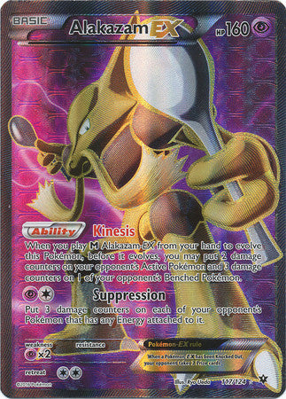 Alakazam Ex Full Art - 117/124 - Ultra Rare