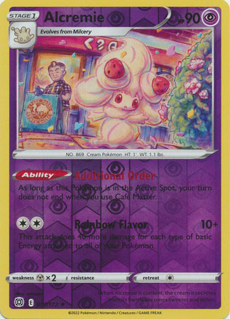 Alcremie - 71/172 - Rare Reverse Holo
