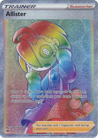 Allister Hyper Rare - 192/185 - Hyper Rare