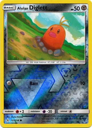 Alolan Diglett - 121/214 - Common Reverse Holo
