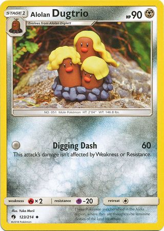 Alolan Dugtrio - 123/213 - Uncommon