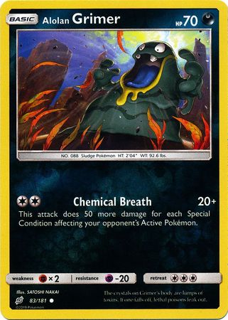 Alolan Grimer - 83/181 - Common Reverse Holo