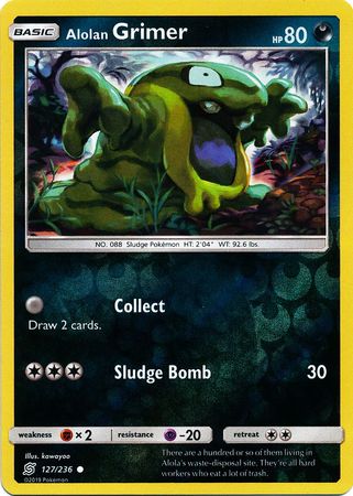 Alolan Grimer - 127/236 - Common Reverse Holo