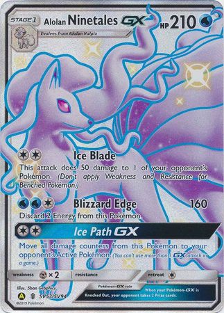 Alolan Ninetales GX - SV53/SV94 Shiny Rare