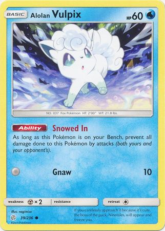 Alolan Vulpix - 39/236 - Common
