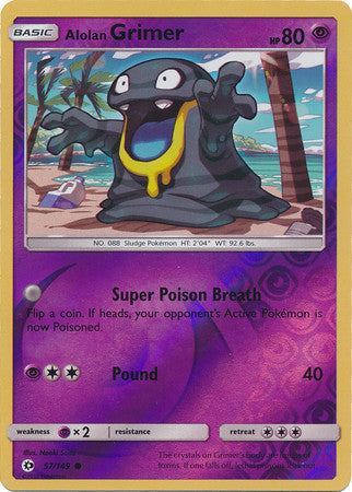Alolan Grimer - 57/149 - Common Reverse Holo