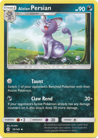 Alolan Persian - 79/149 - Uncommon