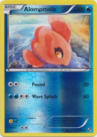 Alomomola - 38/114 - Uncommon Reverse Holo