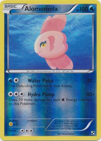 Alomomola - 39/114 - Rare Reverse Holo