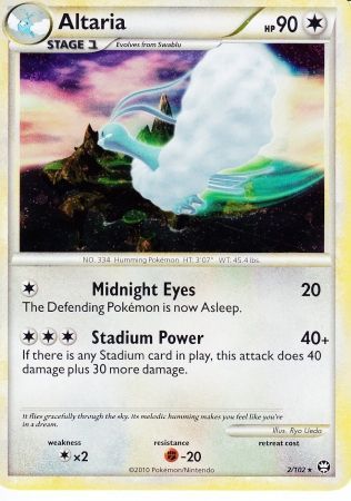 Altaria - 2/102 - Holo Rare